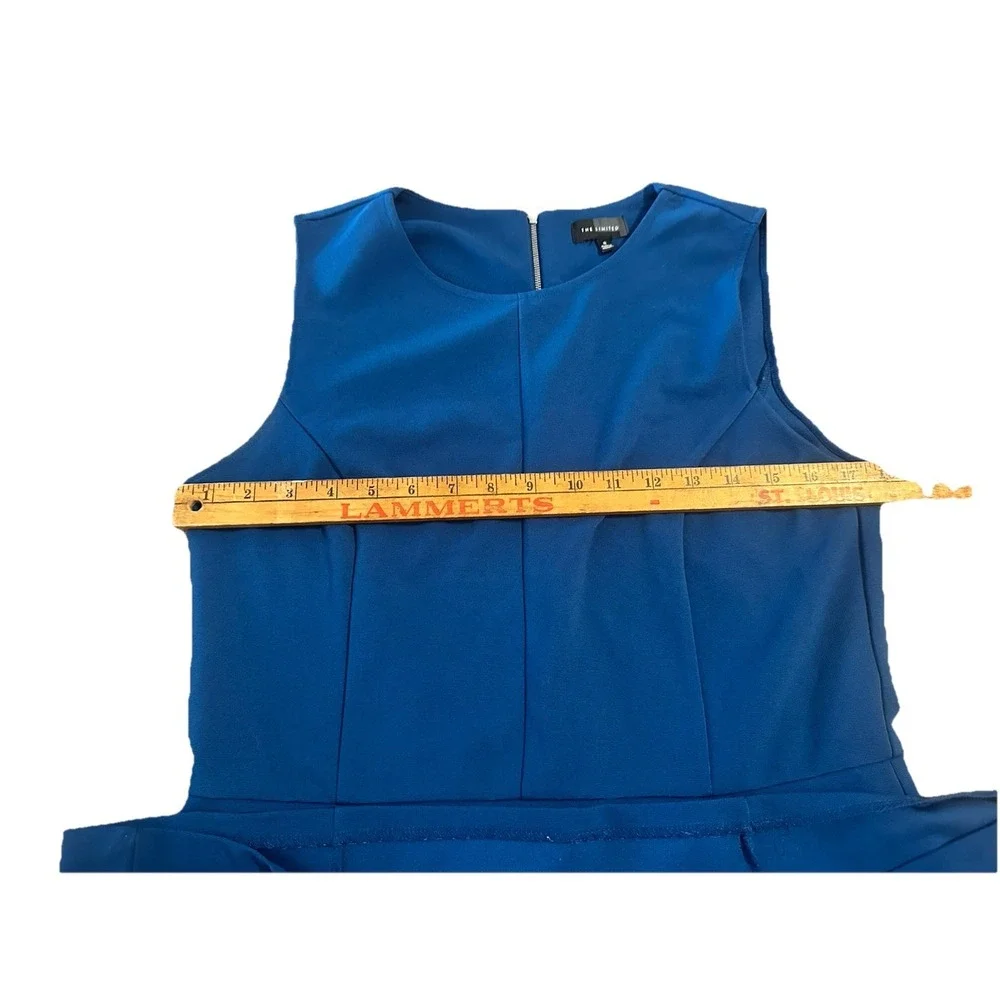 The Limited Women's Size 8 Sleeveless Royal Blue Fit & Flare